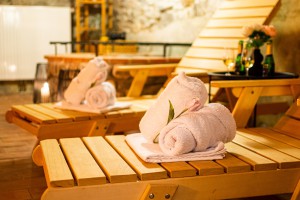 Masáže a sauna